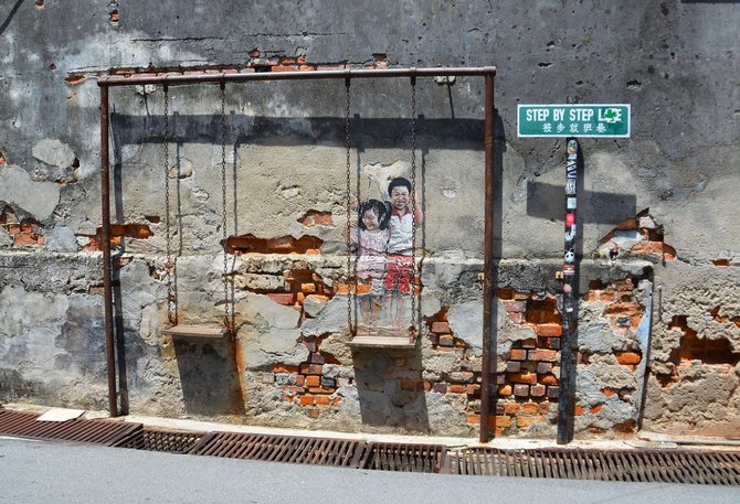 street art di george town penang