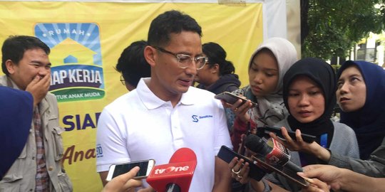 Sandiaga Nilai Usulan Pernikahan Si Kaya dan Si Miskin Masuk Ranah Privat