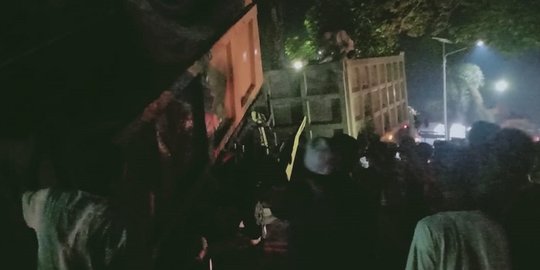 Dua Truk Adu Banteng lalu Tabrak Odong-odong Sarat Anak di Binjai, Satu Bocah Tewas