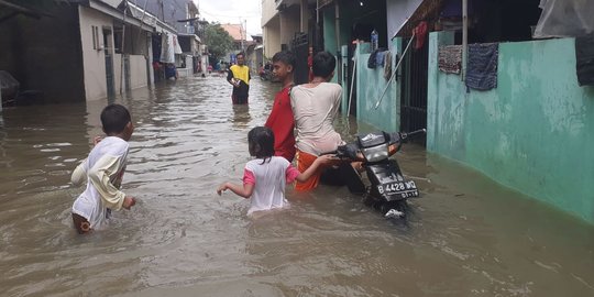 Empat Kecamatan di Kota Bekasi Terendam Banjir