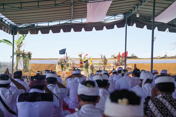 pelindo iii resmikan tempat upacara melasti di pelabuhan benoa