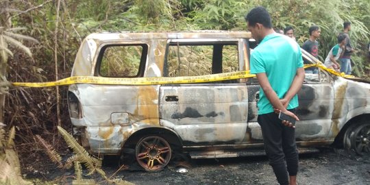 Isuzu Panther Ditemukan Terbakar, Pemilik Menghilang Berhari-hari