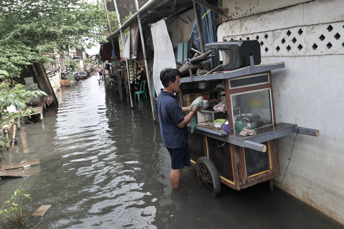 banjir di kampung rawa indah