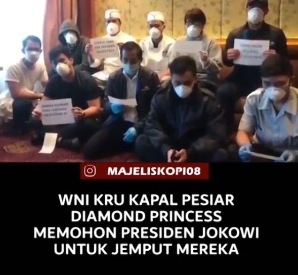 wni awak kapal diamond princess