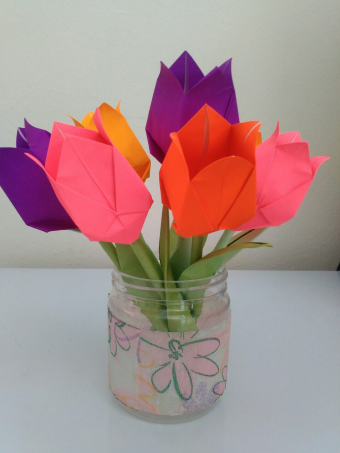 10 Cara Membuat Bunga  Kertas Origami Mudah dan  Bisa 