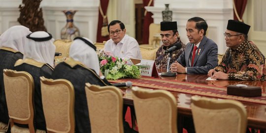 Presiden Jokowi Terima Kunjungan Sekjen Liga Muslim Dunia