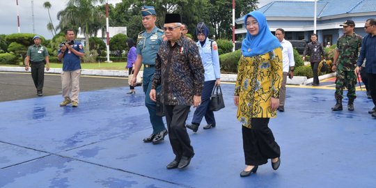 Bertolak ke Bangka Belitung, Wapres Ma'ruf Amin Buka Kongres Umat Islam Indonesia VII
