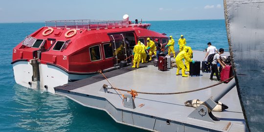Sudah Dievakuasi, 188 WNI Kru World Dream Menuju Pulau Sebaru