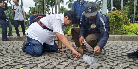 Tim Komrah Sayangkan Ada Bekas Aspal Uji Coba Formula E di Cobblestone Monas