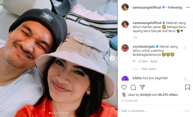 intip 4 momen ulang tahun suami vanessa angel