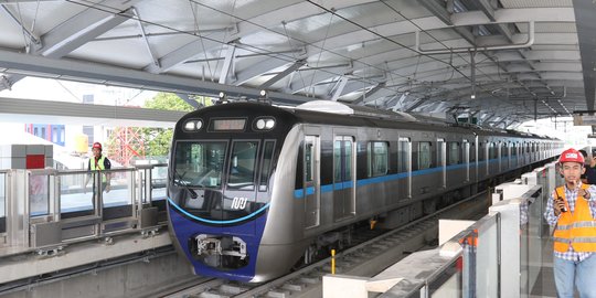 Imbas Banjir, Jumlah Penumpang MRT Jakarta Turun