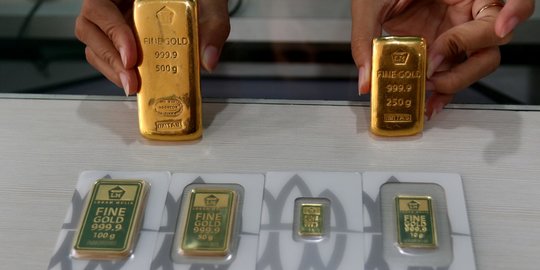 Harga Emas Terus Naik ke Rp813.000 per Gram