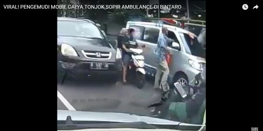 Polisi Tangkap Pengemudi Calya Arogan Jotos Sopir Ambulans di Bintaro