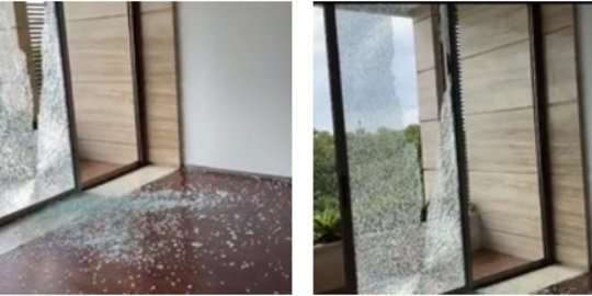Rumah Dewi Perssik Diteror, Ini Kondisinya Sampai Kaca Pecah Berhamburan
