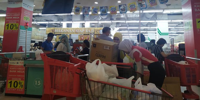 Polisi Akan Jaga Supermarket Antisipasi Kepanikan Karena Virus Corona di Indonesia