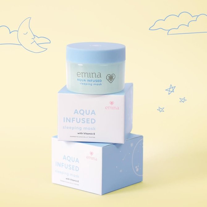 emina aqua infused sleeping mask