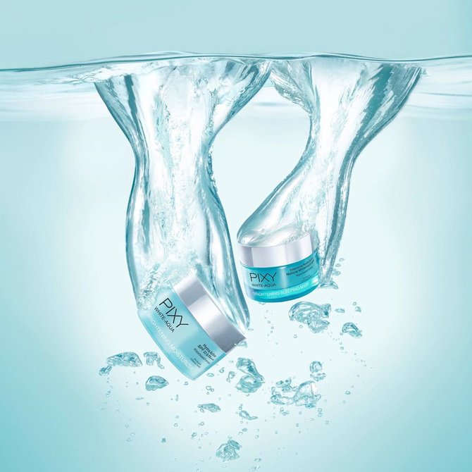 pixy white aqua brightening sleeping mask