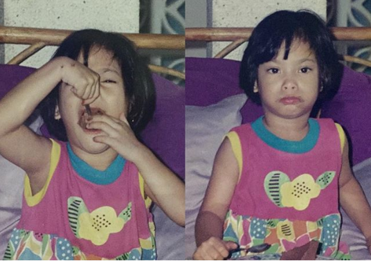 potret masa kecil imut tara basro