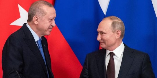 Erdogan Bertemu Putin, Turki-Rusia Capai Kesepakatan Gencatan Senjata di Suriah