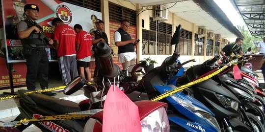 Lima Sindikat Curanmor Lintas Kabupaten di Sultra Dibekuk Polisi