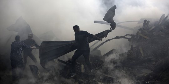 Kebakaran Pasar di Gaza, 11 Orang Tewas Puluhan Lainnya Luka-Luka
