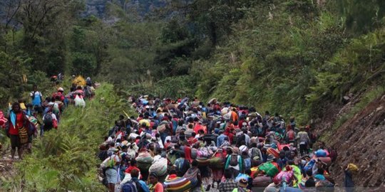 Bertambah, Ribuan Warga Tembagapura Mengungsi ke Timika