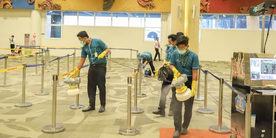 Cegah Covid 19, Bandara I Gusti Ngurah Rai Terapkan Jalur Khusus