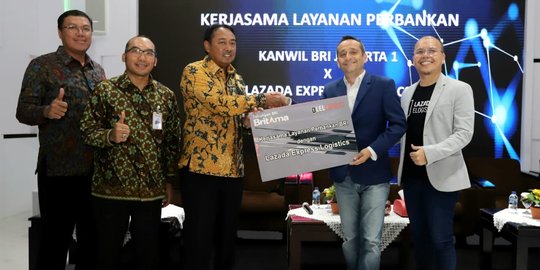 Sinergi BRI dan Lazada Express Mudahkan Kurir Miliki Rekening Bank