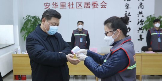 Xi Jinping Kunjungi Wuhan, Dinilai Tanda Kemenangan China Atasi Wabah Virus Corona