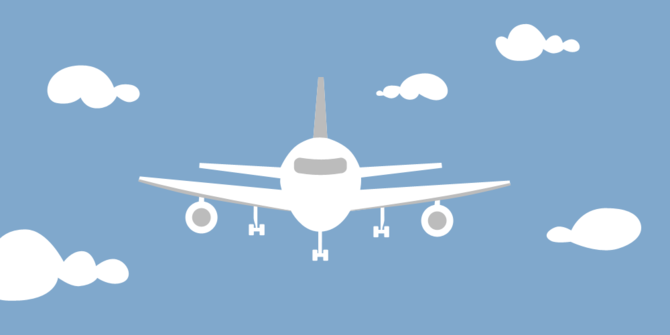 ilustrasi pesawat terbang