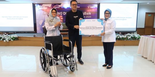 Donasi 100 Kursi Roda untuk Mobilisasi Pasien di RSCM
