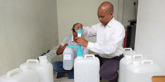 Antisipasi Corona, 5 Fakta Dinkes Surabaya Produksi 450 Liter Cairan Pencuci Tangan