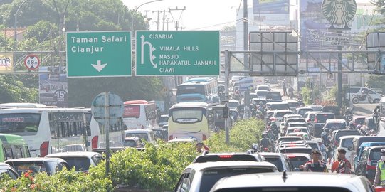 CEK FAKTA: Tangkapan Layar Soal Kemacetan di Puncak Karena Ada Kecelakaan