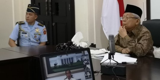 Wapres Ma'ruf Amin Batasi Agenda Pertemuan dan Kunjungan ke Daerah