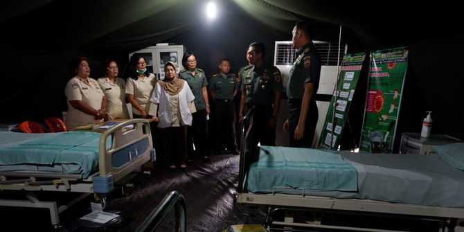 Siaga Penanganan Pasien Corona, Kodam I Bukit Barisan Dirikan Tenda Isolasi