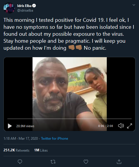bintang film marvel idris elba positif corona