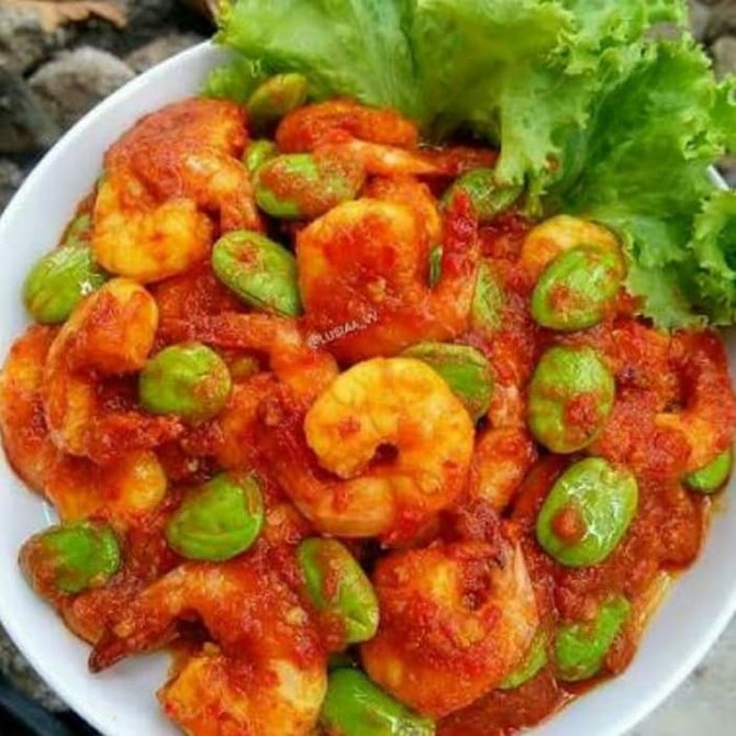 udang petai balado