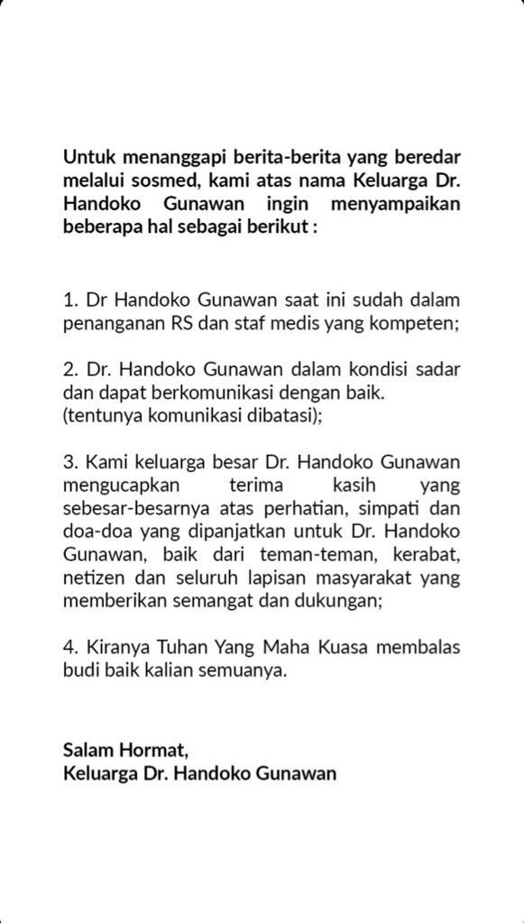 dokter handoko gunawan