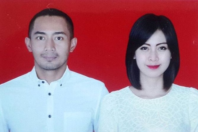 potret pas foto seleb nikah