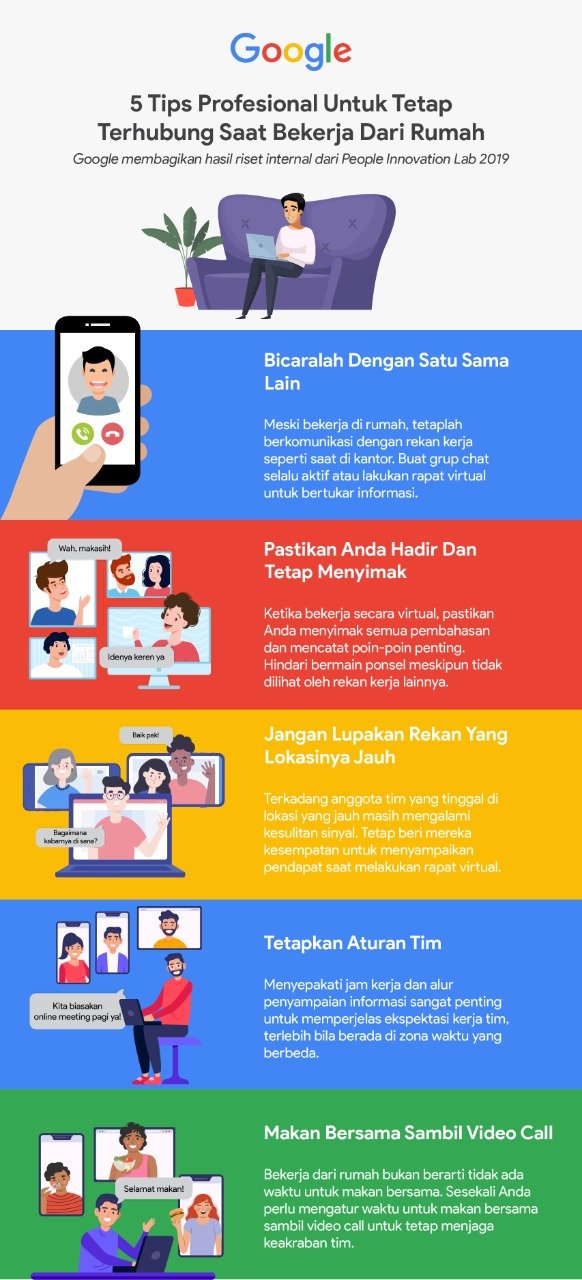 Lima Tips Google Untuk Tetap Terhubung Saat Bekerja Dari Rumah Merdeka Com