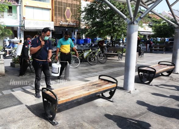 kawasan malioboro disenfektan