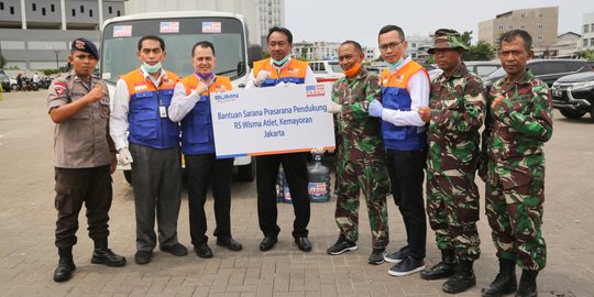 BRI Bantu Sarana Penunjang RS Corona Wisma Atlet Kemayoran