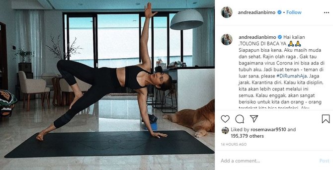 pesan andrea dian buat masyarakat indonesia