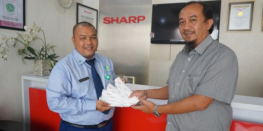 Sharp Donasi Masker N-95 untuk Tenaga Medis Hadapi Pandemi Virus Corona
