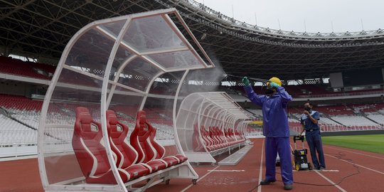 Sterilisasi Stadion GBK untuk Antisipasi Virus Corona