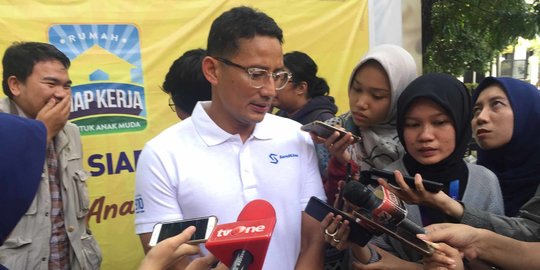 Sandiaga Usul Pemilihan Wagub DKI Dilakukan Secara Online