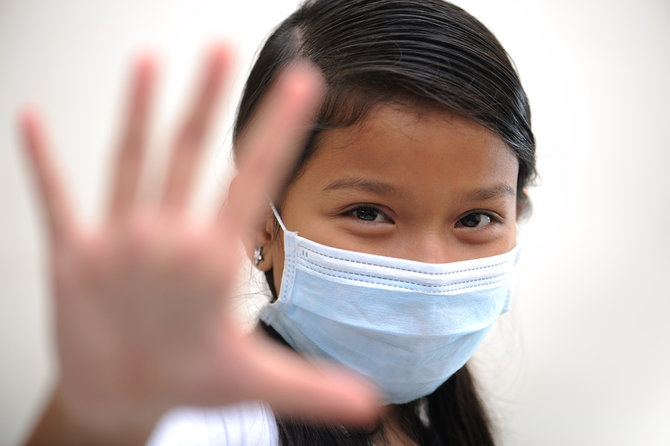 ilustrasi mencegah flu
