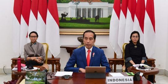 Jokowi Ikuti KTT Luar Biasa G20 Secara Virtual Bahas Covid-19