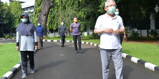 Jaga Imunitas Tubuh, Wapres Rutin Olahraga di Tengah Wabah Corona