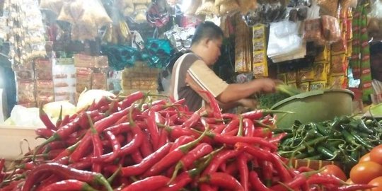 disumbang oleh cabai merah
